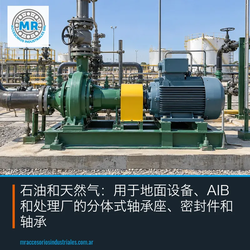 石油和天然气:用于地面设备、AIB和处理厂的分体式轴承座、密封件和轴承