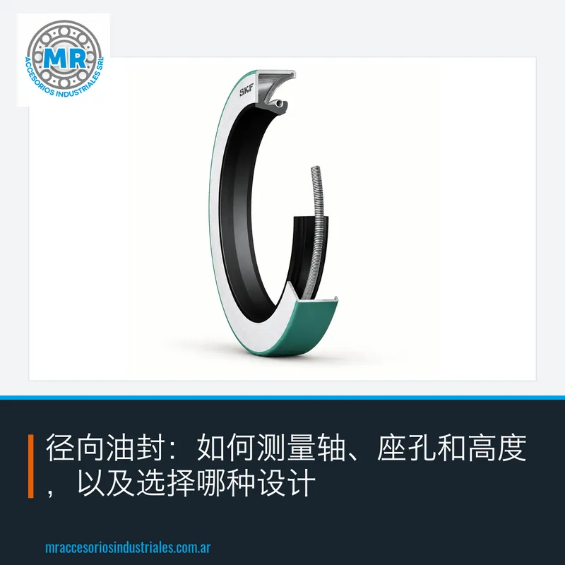径向油封：如何测量轴、座孔和高度，以及选择哪种设计