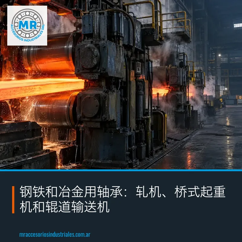 钢铁和冶金用轴承:轧机、桥式起重机和辊道输送机