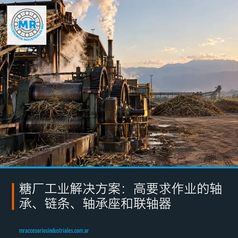 糖厂工业解决方案：高要求作业的轴承、链条、轴承座和联轴器
