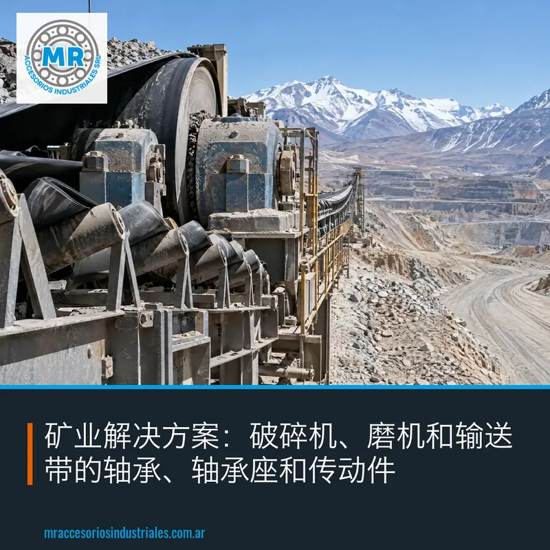 矿业解决方案:破碎机、磨机和输送带的轴承、轴承座和传动件