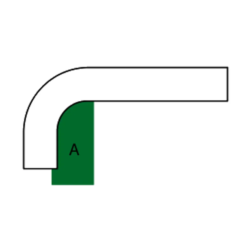 Retén DBH de diseño especial A 033, perfil en corte · DBH 6755