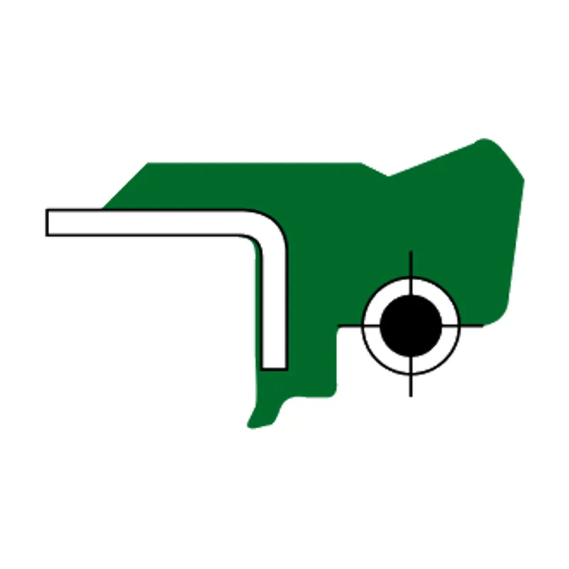 Retén DBH de diseño especial A 096, perfil en corte · DBH 6139