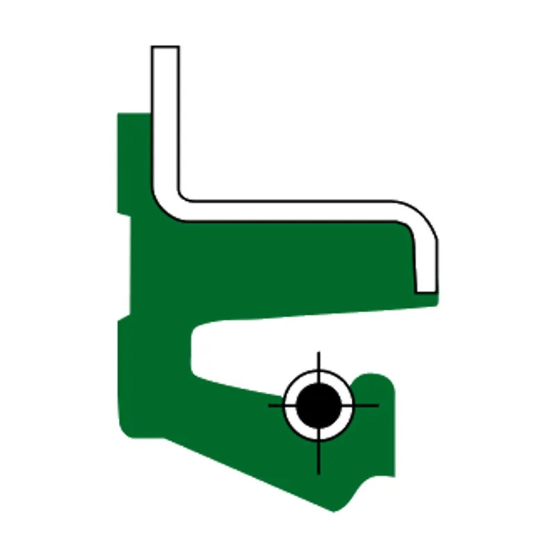 Retén DBH de diseño especial A 136, perfil en corte · DBH 5211Pol