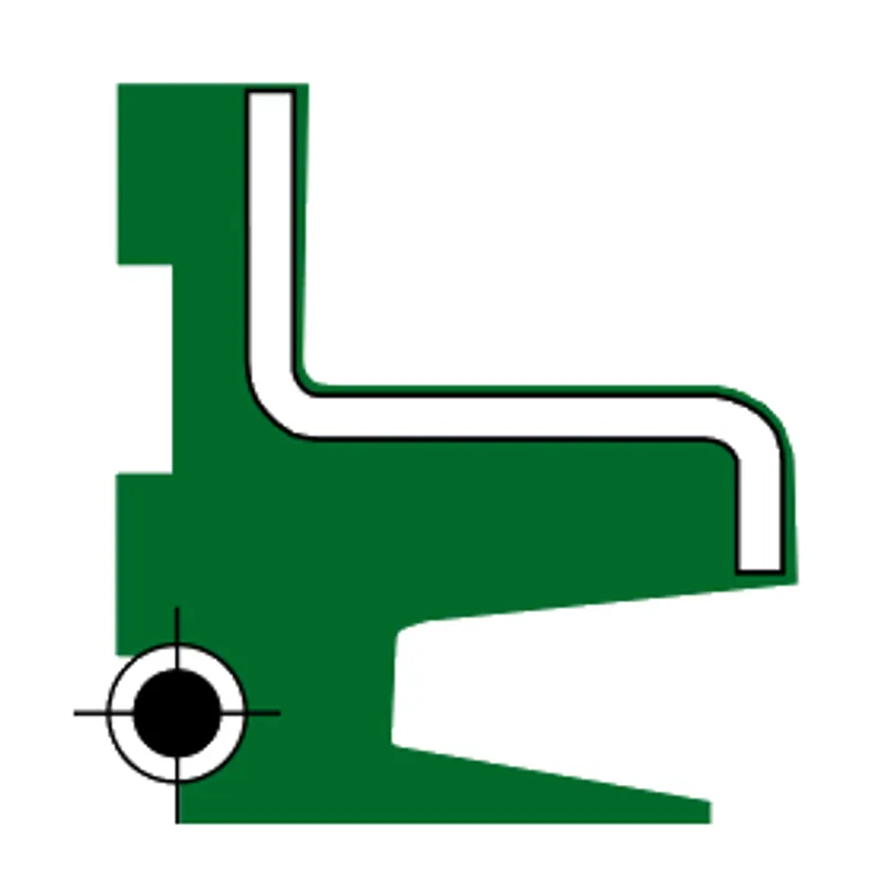 Retén DBH de diseño especial A 199, perfil en corte · DBH 1080