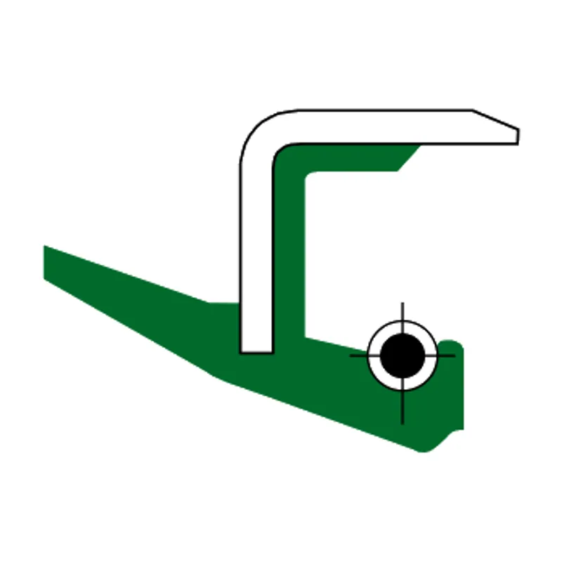 Retén DBH de diseño especial A 203, perfil en corte · DBH 8122