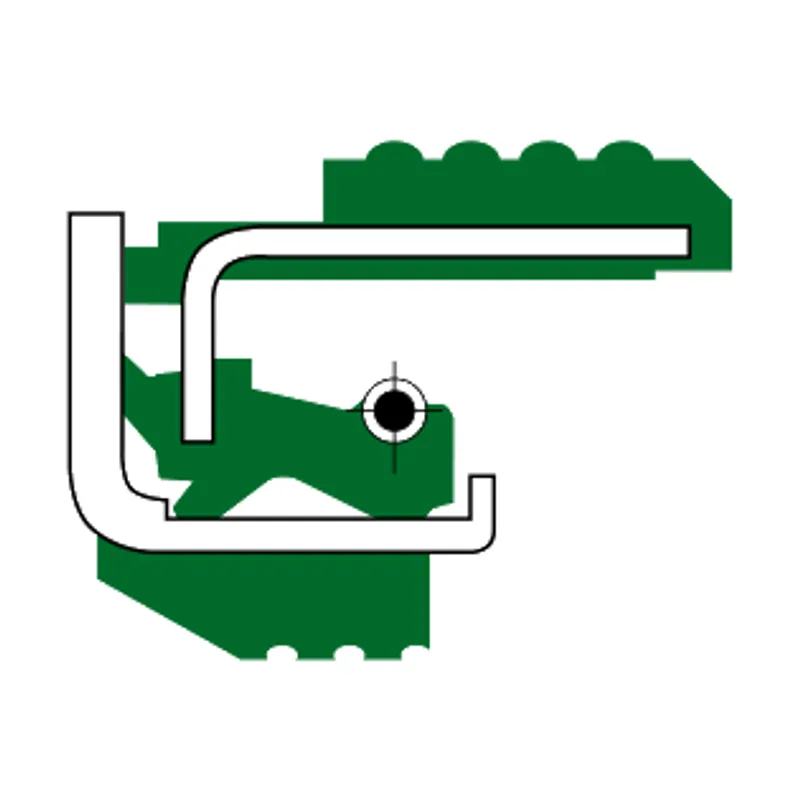 Retén DBH de diseño especial A 222, perfil en corte · DBH 1104