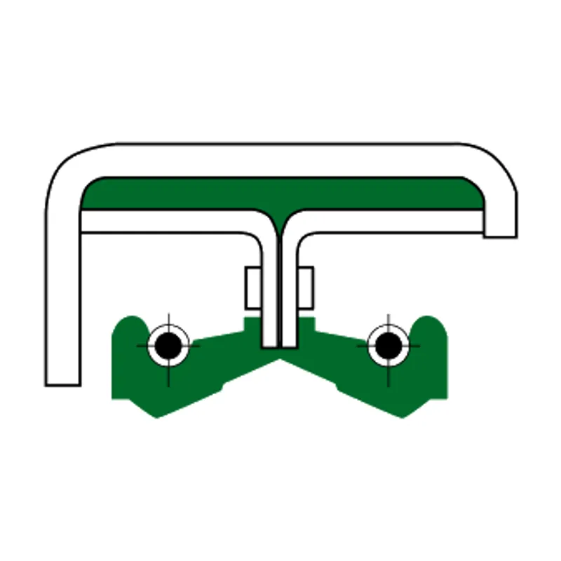 Retén DBH de diseño especial A 238, perfil en corte · DBH 6762Pol