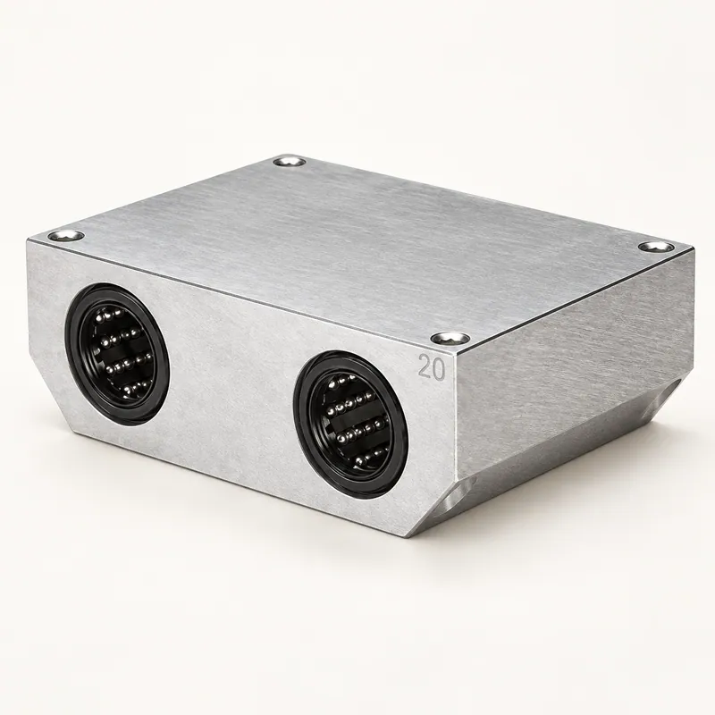 Bloque cuádruple de aluminio con rodamientos lineales de bolas · SKF LQBR 30-2LS