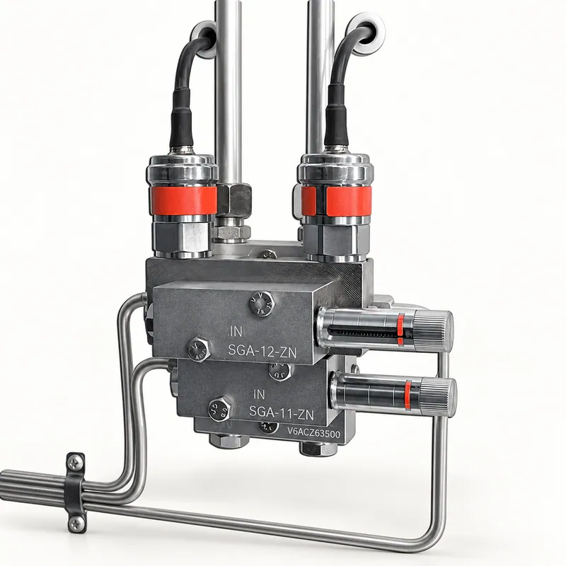 Dosificador de lubricante metálico para sistema centralizado · SKF LL/12387660