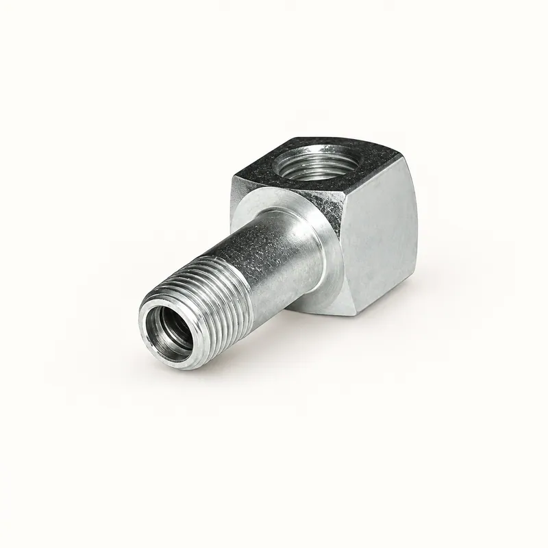 Codo adaptador de latón de 90 grados con rosca NPTF de 1/8 pulgadas · SKF LL/13129