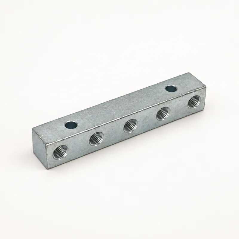 Bloque distribuidor de cinco salidas para lubricación centralizada · SKF LL/14564
