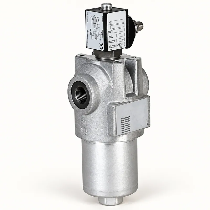 Filtro cilíndrico metálico con rosca en un extremo, para sistema de lubricación centralizada · SKF LL/169-400-250