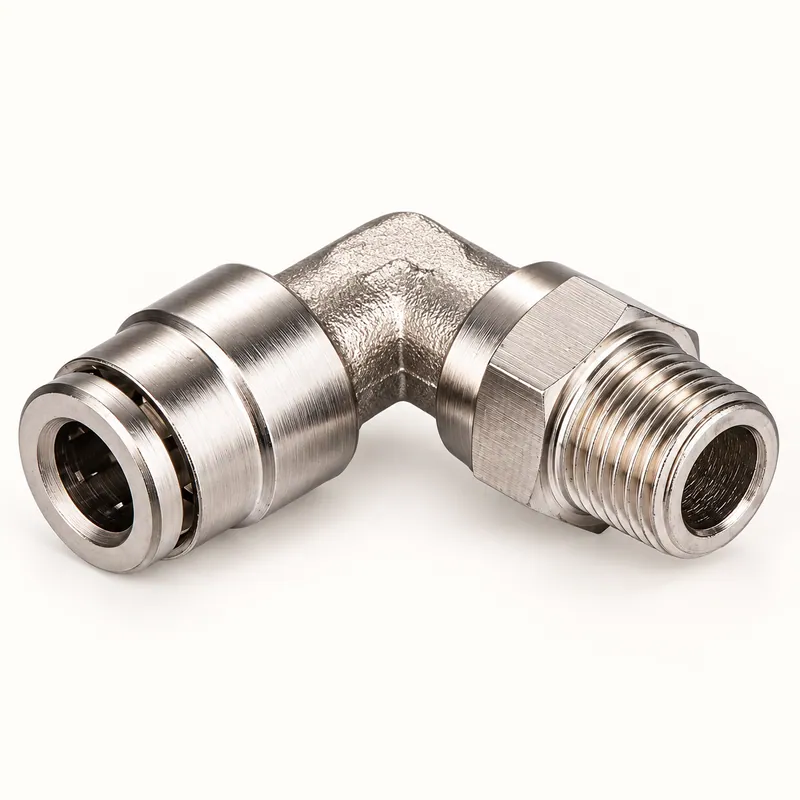 Conector rápido de acero para tubo de 6 mm con rosca métrica M8 · SKF LL/226-14123-3