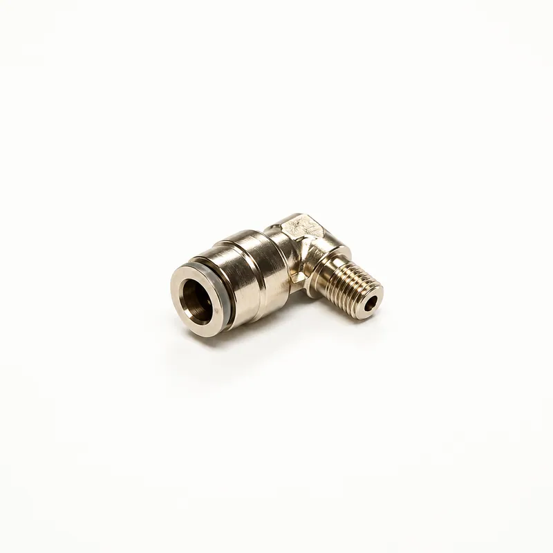 Codo macho de acero de 90° con conexión rápida para tubo de nailon de 1/4" · SKF LL/244054