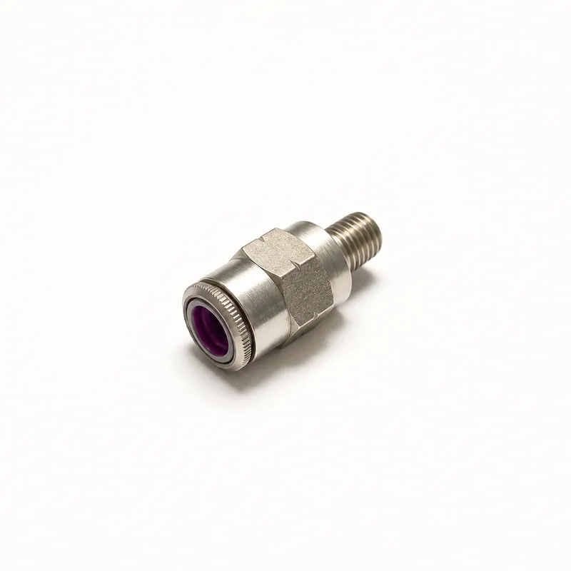 Conector recto macho de acero con inserción rápida para tubo de nailon de 1/4" · SKF LL/244055