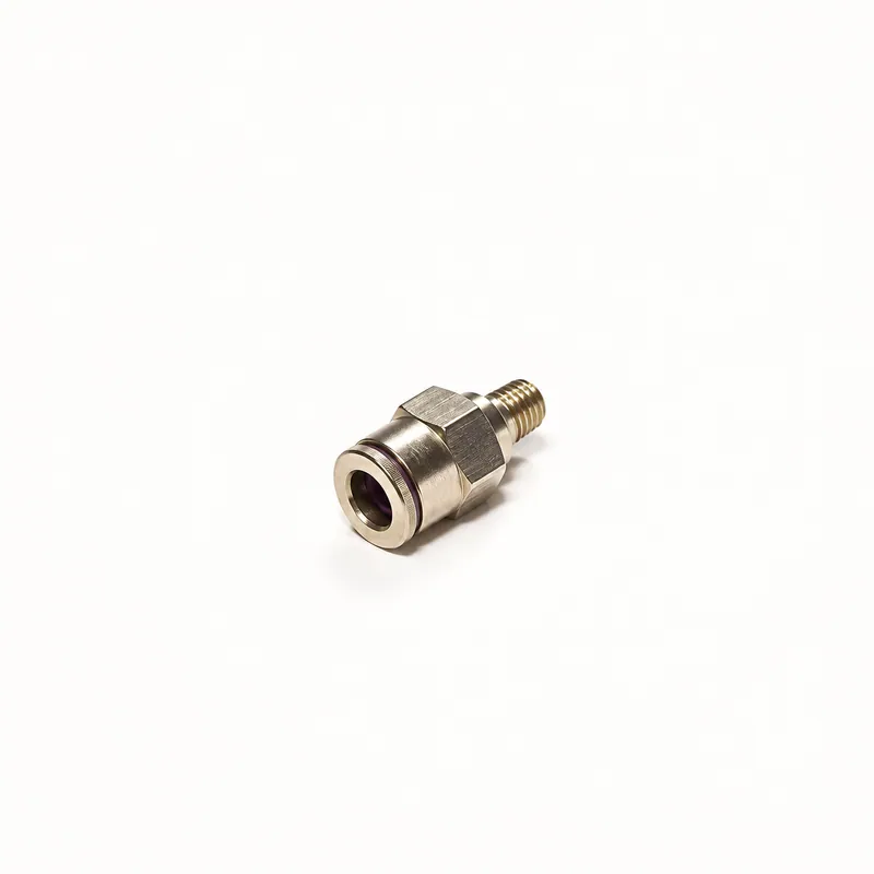 Conector recto macho de acero con inserción rápida para tubo de nailon de 6 mm · SKF LL/244057