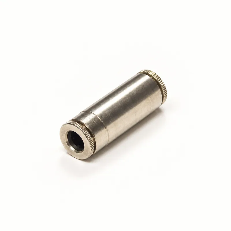 Unión recta de acero con conexión rápida para empalmar dos tubos de nailon de 1/4" · SKF LL/244058