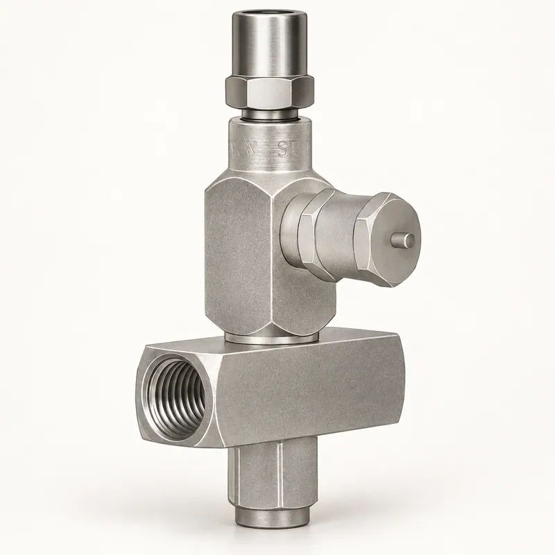 Adaptador metálico pequeño con rosca macho para salida de inyector de lubricación · SKF LL/249282