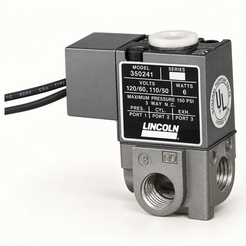 Válvula solenoide eléctrica para sistema de lubricación modular · SKF LL/350242