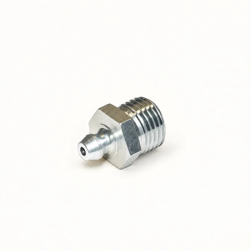 Niple engrasador metálico recto con rosca macho NPT de 1/4 pulgada · SKF LL/5050