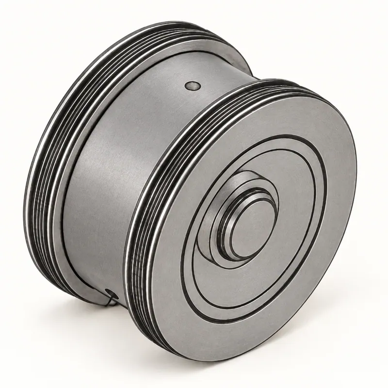 Pistón neumático de aluminio con sellos de goma · SKF LL/515-31662-1
