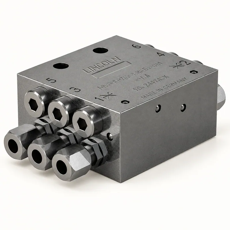 Dispositivo dosificador SSVM 6 de metal con salidas roscadas · SKF LL/619-26761-1