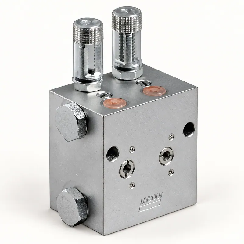 Dispositivo dosificador VSKH 2-KR de metal con dos salidas · SKF LL/620-40567-4