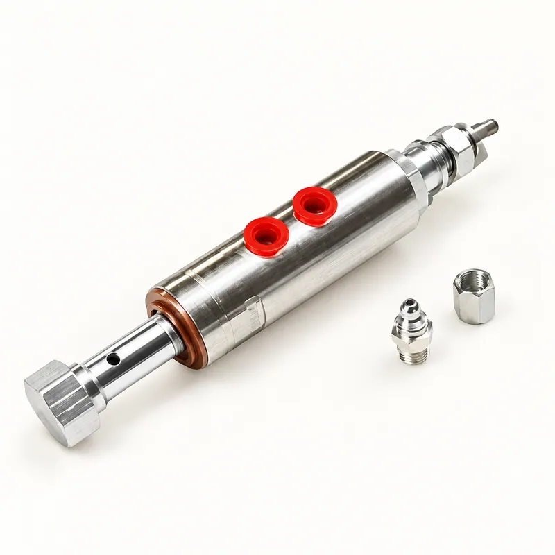 Inyector de grasa cilíndrico de acero con roscas en ambos extremos y cuerpo estriado · SKF LL/81713A