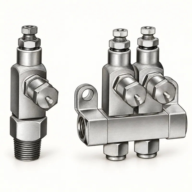 Inyector de grasa Centro-Matic SL-32 de cuerpo metálico y pistón · SKF LL/83338