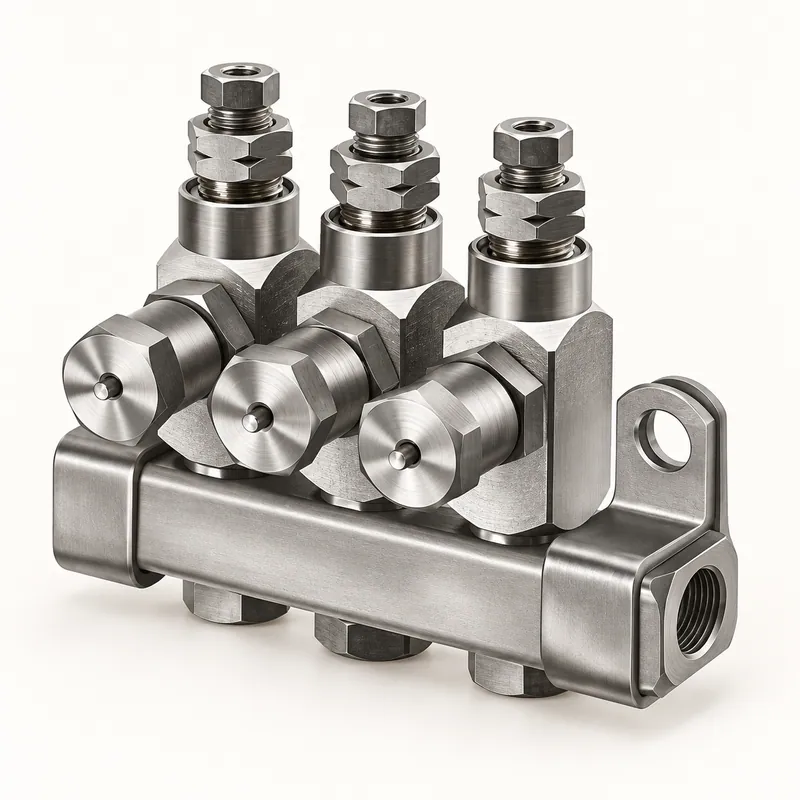 Inyector de grasa de acero con cuerpo cilíndrico y roscas de conexión · SKF LL/83715-7