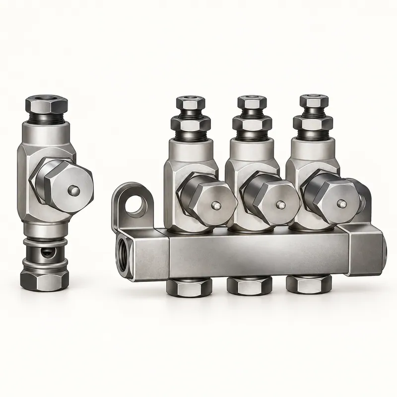 Inyector de aceite Centro-Matic SL-42 de cuerpo metálico y pistón · SKF LL/84048