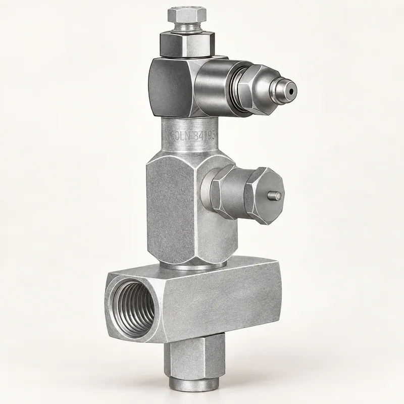 Adaptador metálico para engrasador manual con conexiones roscadas · SKF LL/84195