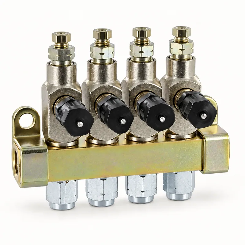Inyector de aceite termorresistente con rosca NPTF y tubo de 1/4 pulgada · SKF LL/84429-4
