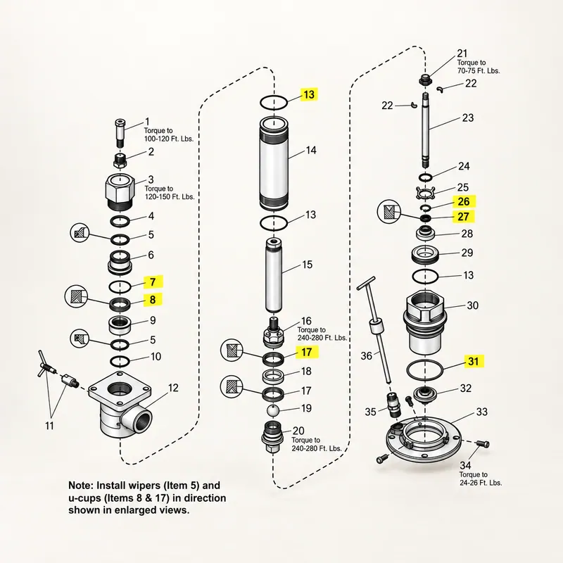 Kit de reparación con piezas metálicas y sellos para sistema de lubricación · SKF LL/84911