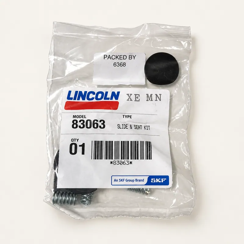 Kit de válvula y asiento con piezas metálicas y sellos para sistema de lubricación · SKF LL/84933