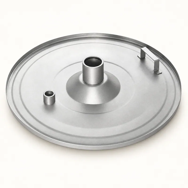 Placa seguidora circular metálica para tambor de lubricante · SKF LL/85489