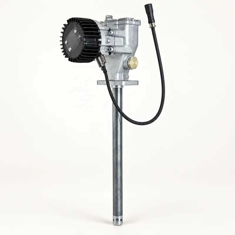Bomba eléctrica de lubricación con cuerpo metálico y motor montado en la parte superior · SKF LL/85744