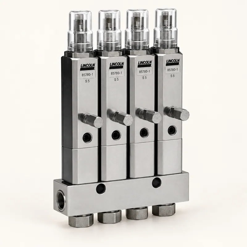 Inyector de grasa metálico de cuerpo cilíndrico con conexiones roscadas · SKF LL/85780-1