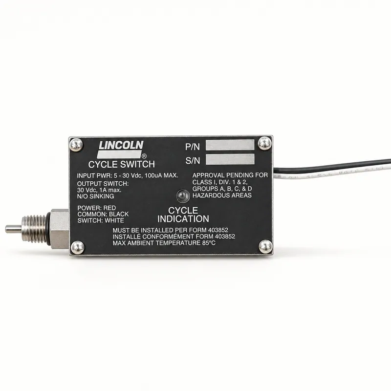 Interruptor de ciclo para sistema de lubricación centralizada, carcasa plástica con contactos. · SKF LL/87070