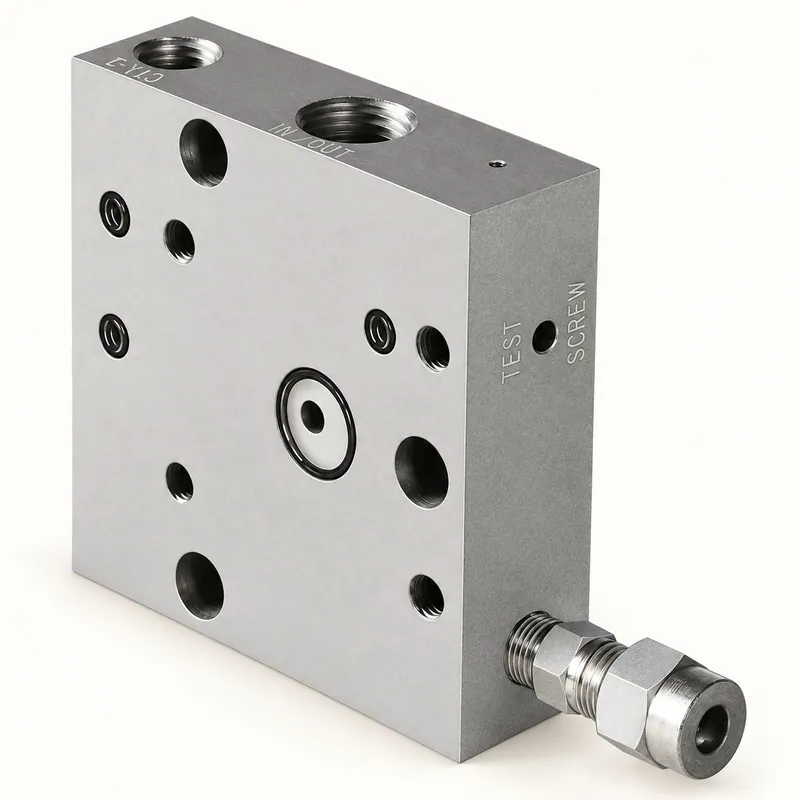 Placa base modular metálica para montaje de bombas de lubricación · SKF LL/87204