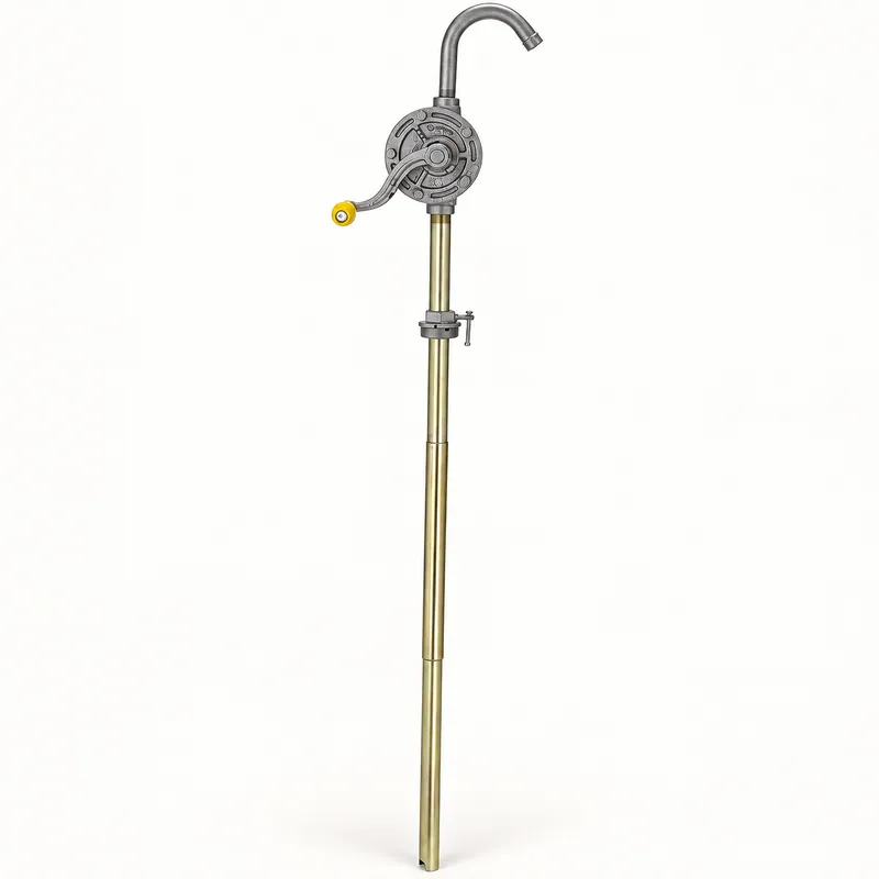 Bomba manual de plástico para lubricación, cuerpo cilíndrico con émbolo y boquilla. · SKF LL/G415