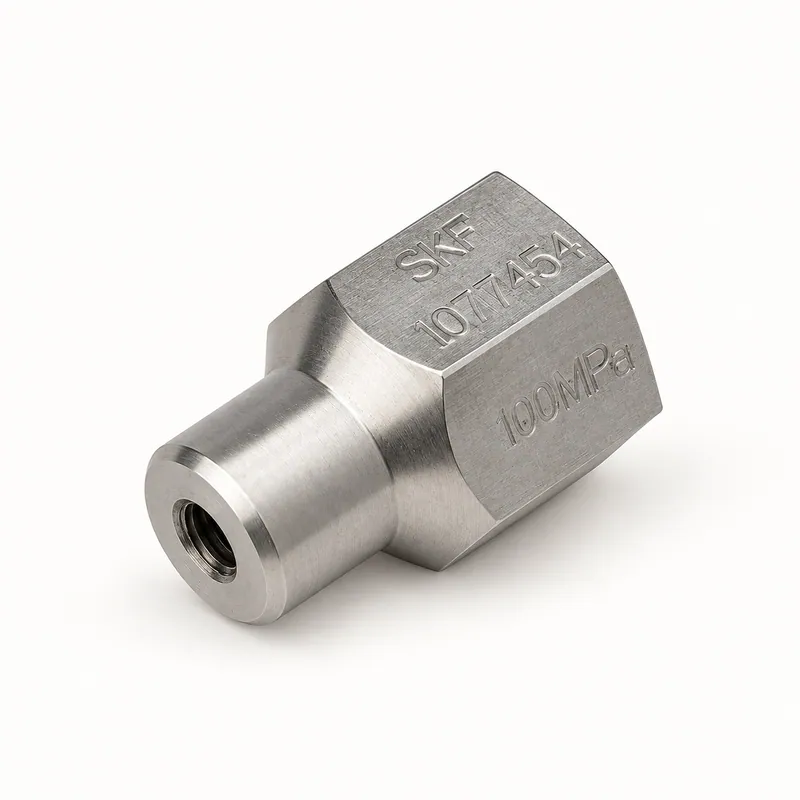 Niple hidráulico de acero para tubo de extensión · SKF 1077454/100MPA