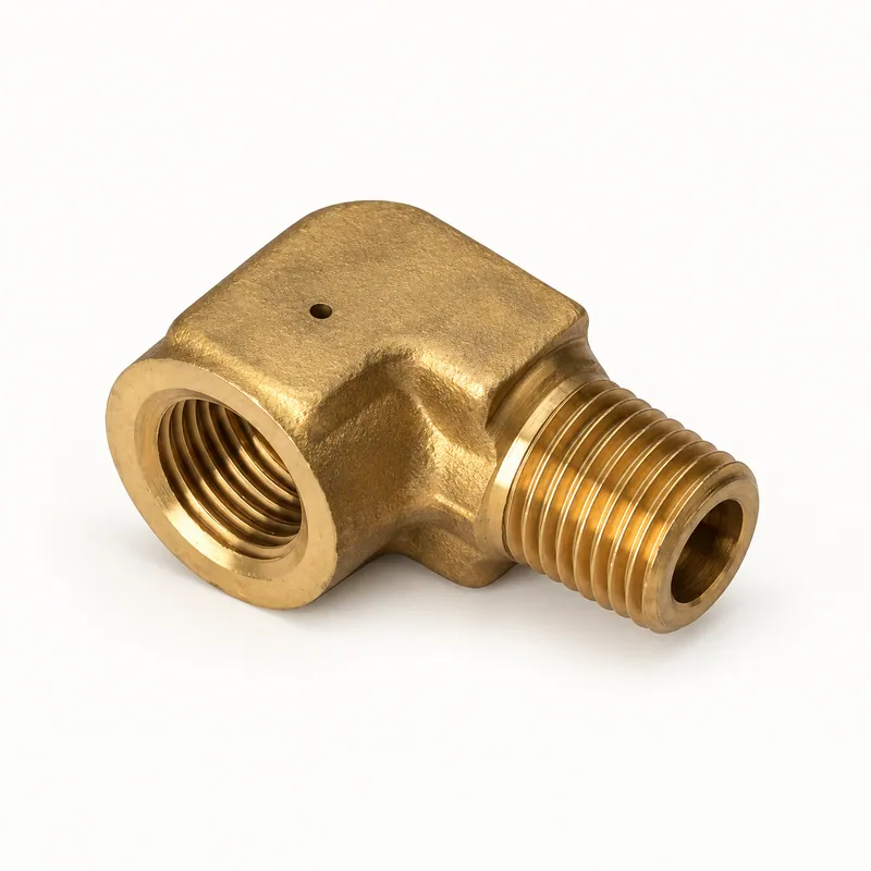 Niple con filtro a 90° de bronce para inyector de aceite · SKF 1077597-1