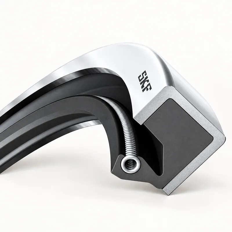 Retén radial de goma con labio sellante y resorte interno · SKF 10131