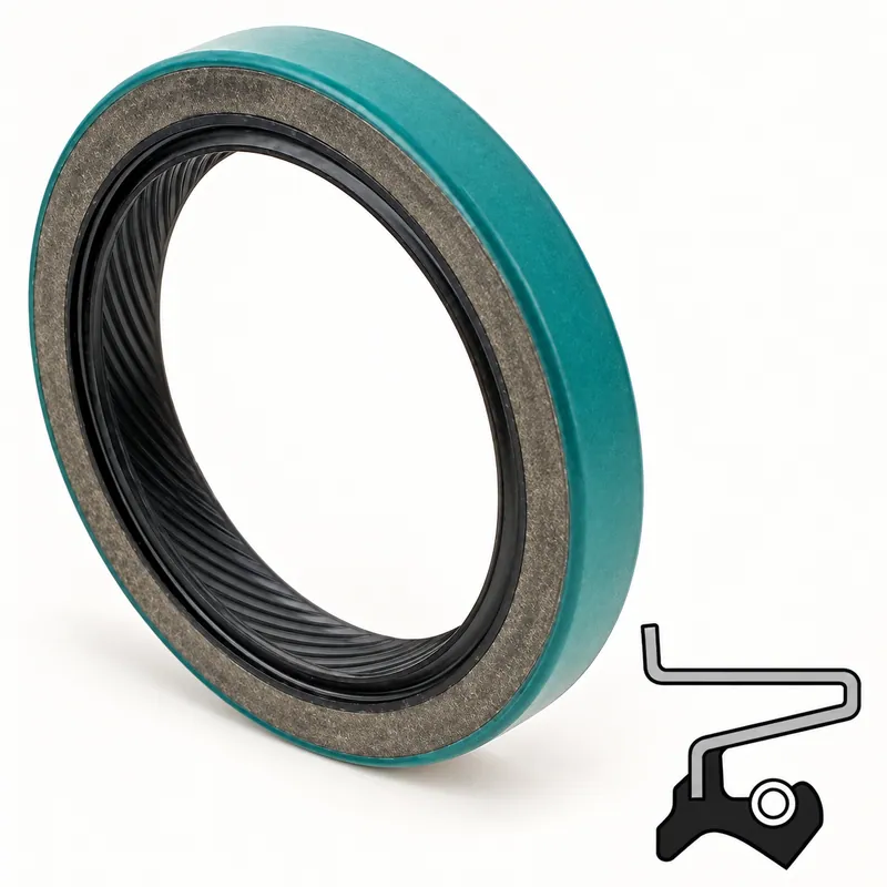 Retén radial de goma y acero, labio de sellado circular · SKF 18992