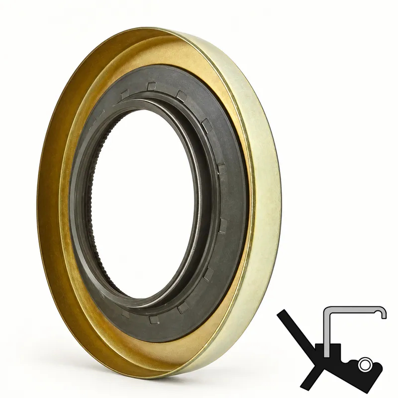Retén radial de goma y acero, anillo con labio flexible · SKF 15883