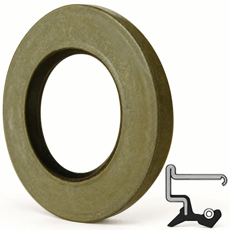 Retén radial de goma con labio de sellado y resorte interno · SKF 17106