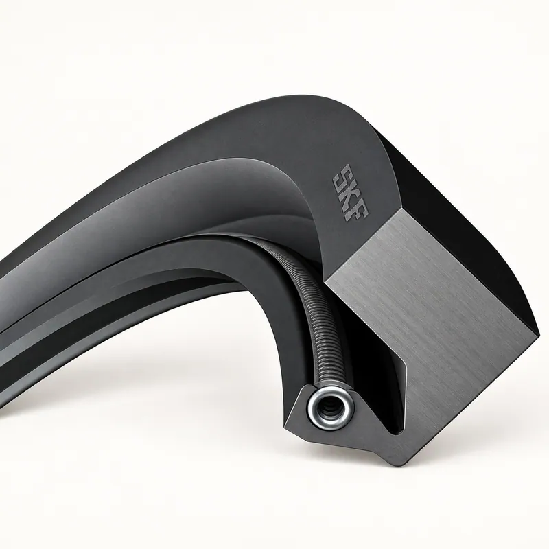 Retén radial de gran diámetro con labio de goma y refuerzo metálico · SKF 17484