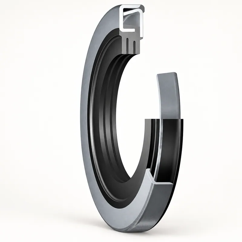 Retén radial con doble caja metálica y tres labios de sellado, para grasa · SKF 17724